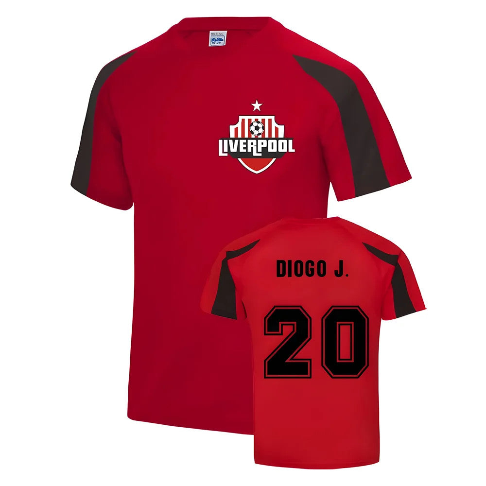 Diogo Jota Liverpool Sports Training Jersey (Red)_1