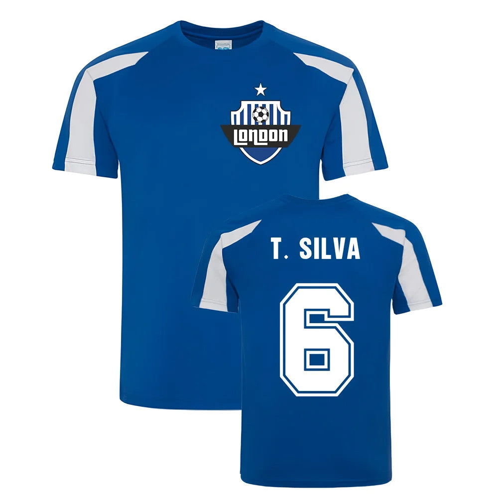 Thiago Silva Sport Training Jersey (Blue)_0