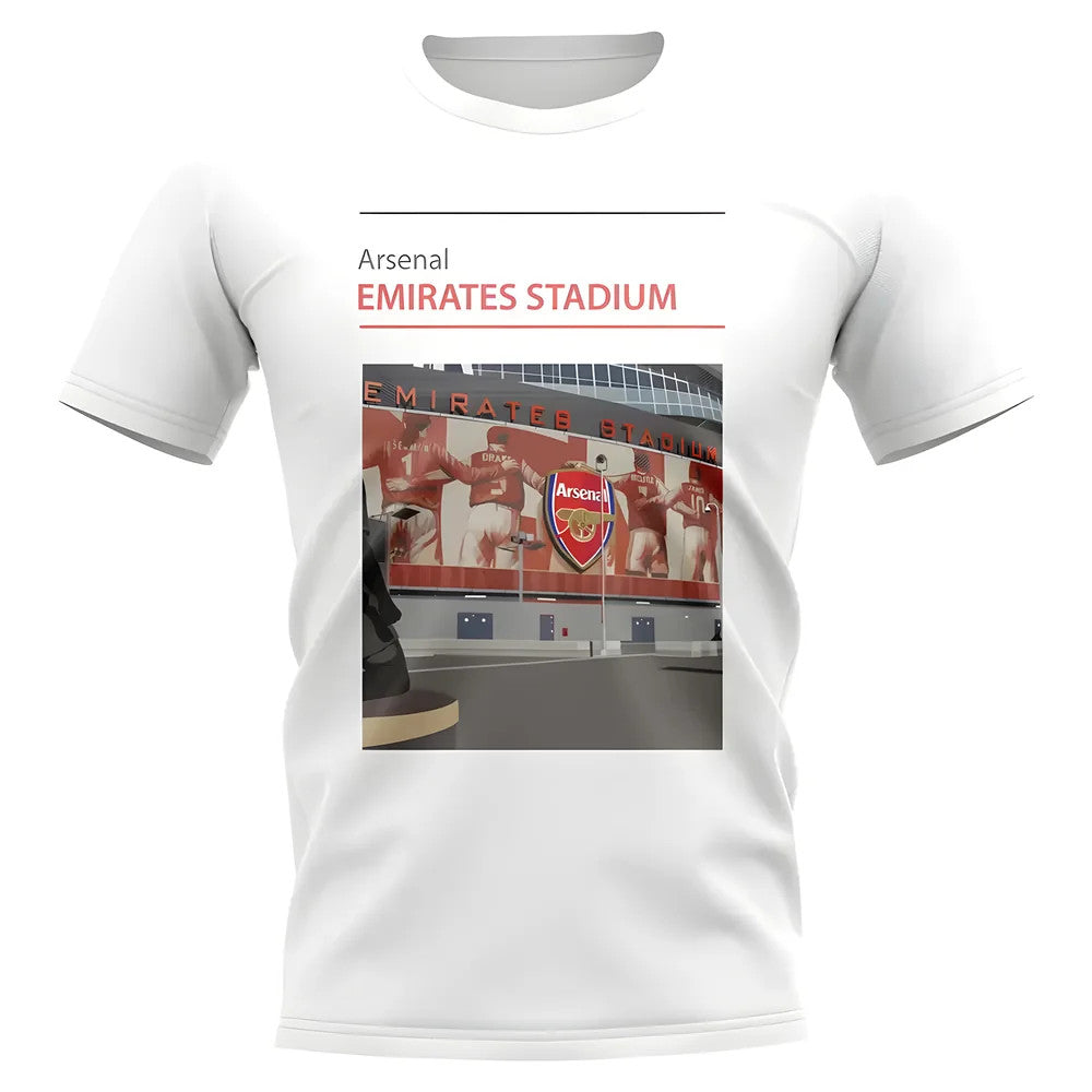 Emirates Stadium Arsenal Stadium T-Shirt (White)_1