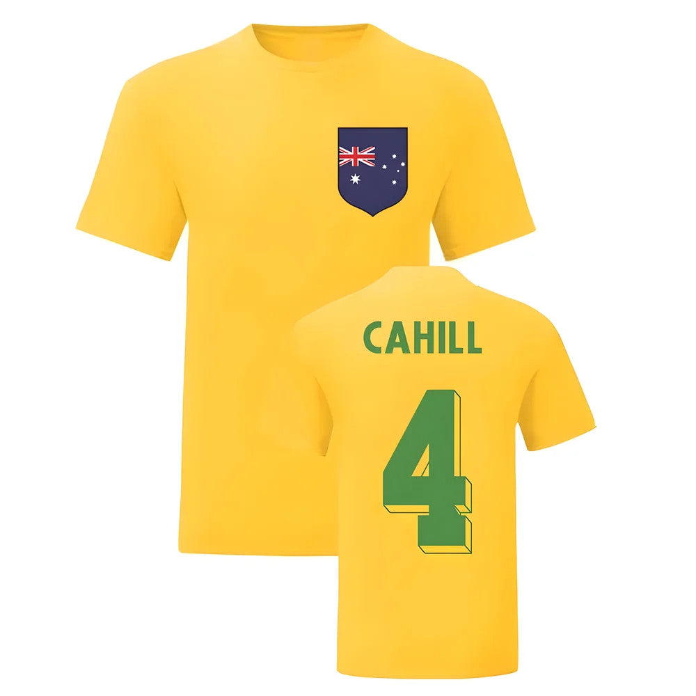 Tim Cahill Australia National Hero Tee (Yellow)_1