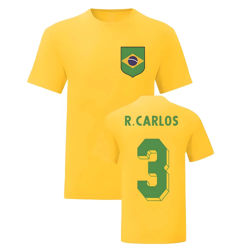 Robert Carlos Brazil National Hero Tee\'s (Yellow)_1