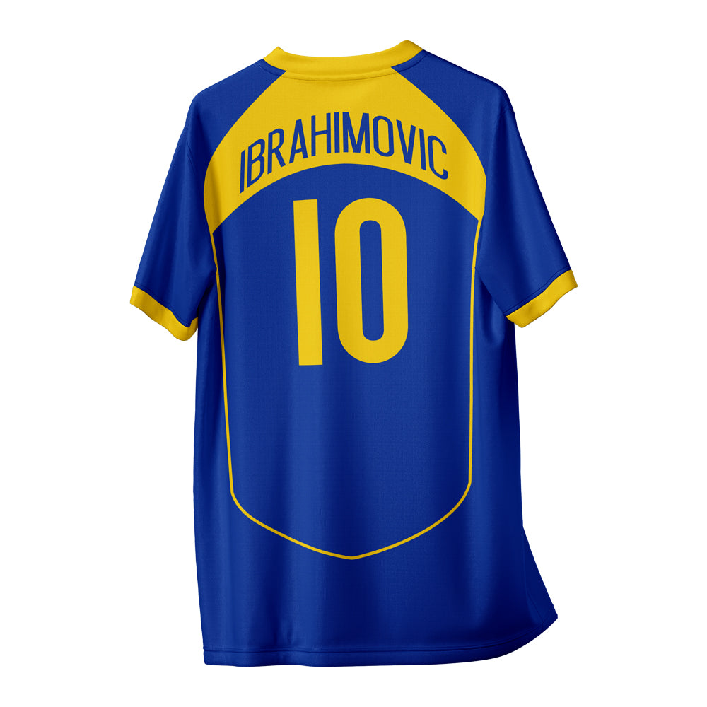 Zlatan Ibrahimovic 10 Sweden Vintage Style Concept Shirt kids Kids Short Sleeve_0