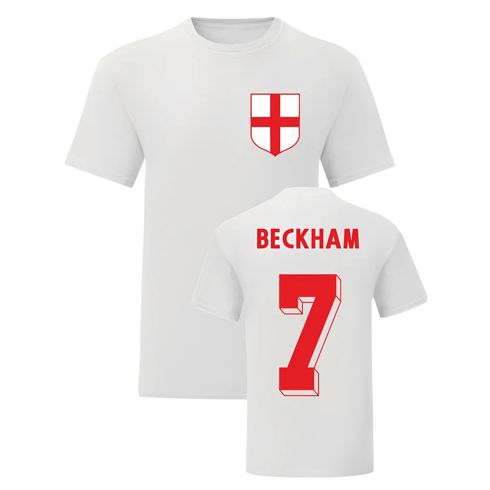 David Beckham England National Hero Tee (White)_1