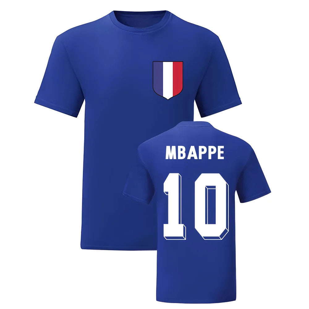 Kylian Mbappe France National Hero Tee\'s (Blue)_1