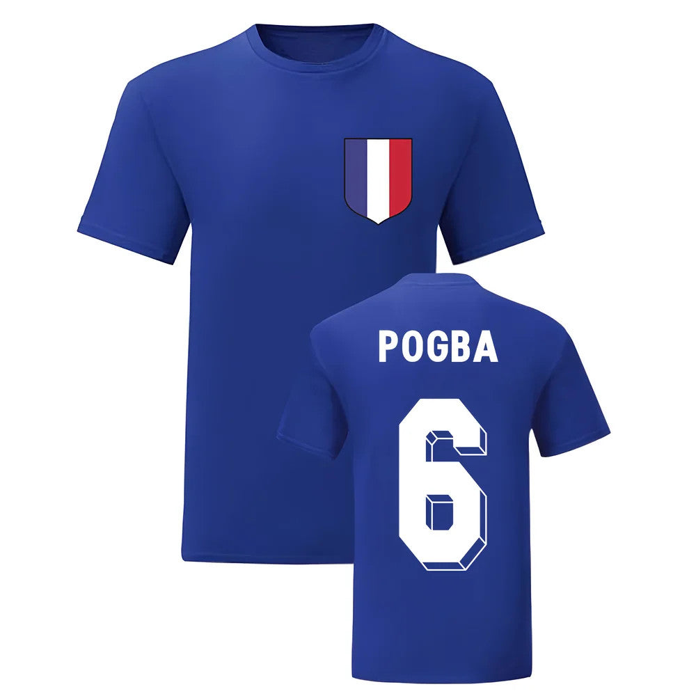 Paul Pogba France National Hero Tee\'s (Blue)_1