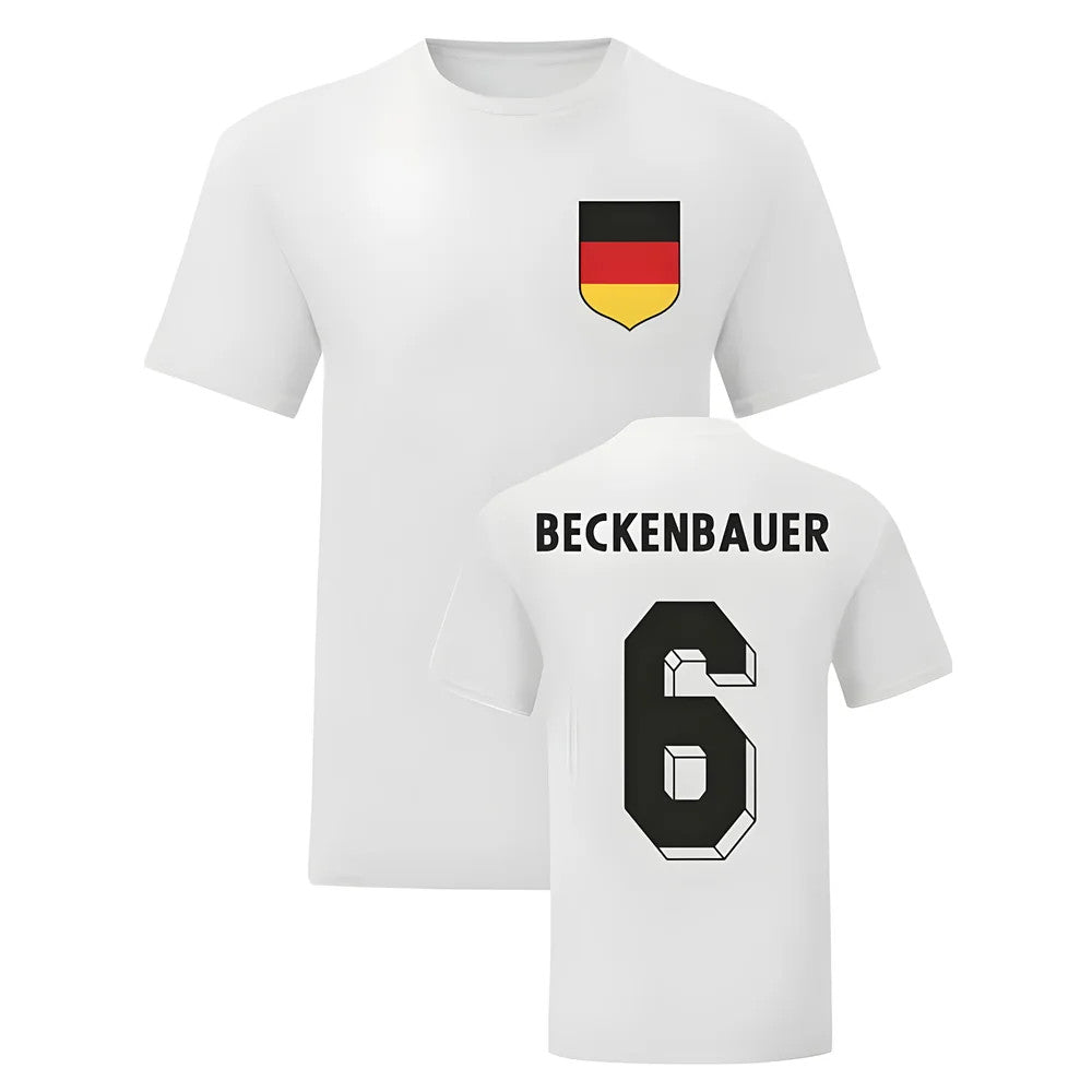 Franz Beckenbauer Germany National Hero Tees\'s (White)_1