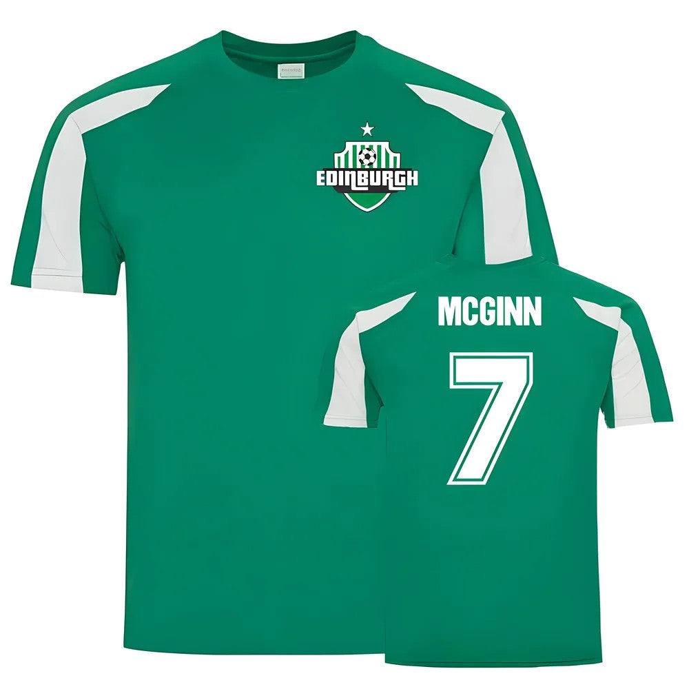 John McGinn Hibs Sports Training Jersey (Green)_0