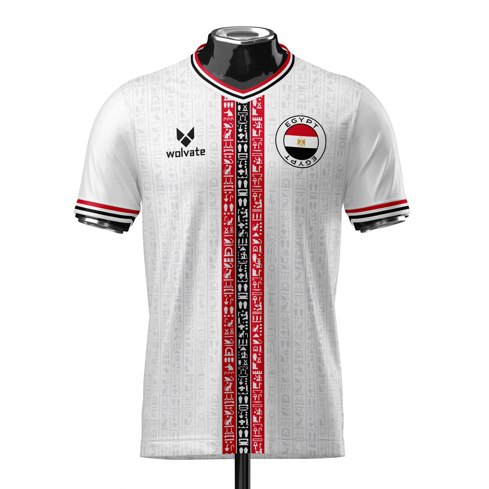 Egypt DNA White Concept Football Jersey (Wolvate) Adult Short Sleeve_0