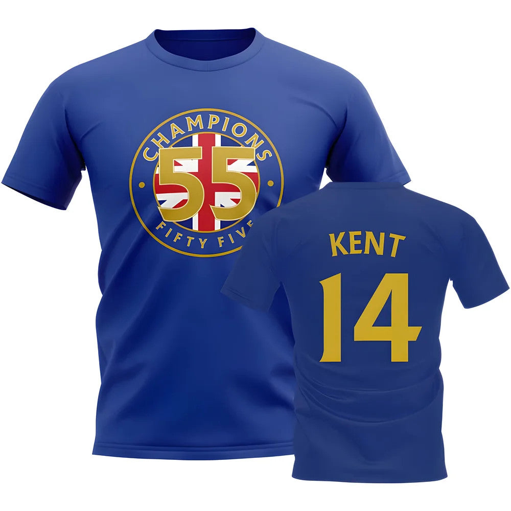 Ryan Kent 55 Times Champions T-Shirt (Blue)_0
