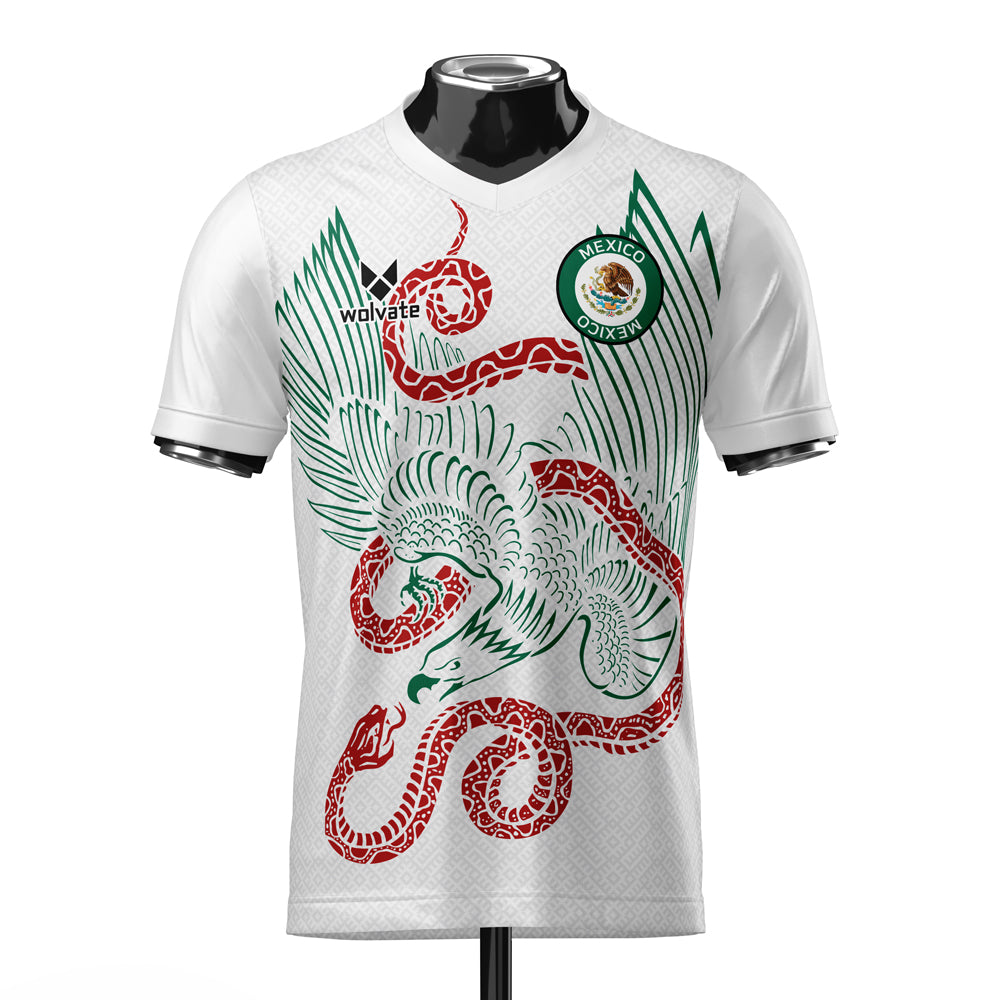 Mexico DNA Concept Football Jersey (Wolvate) kids Kids Short Sleeve_0