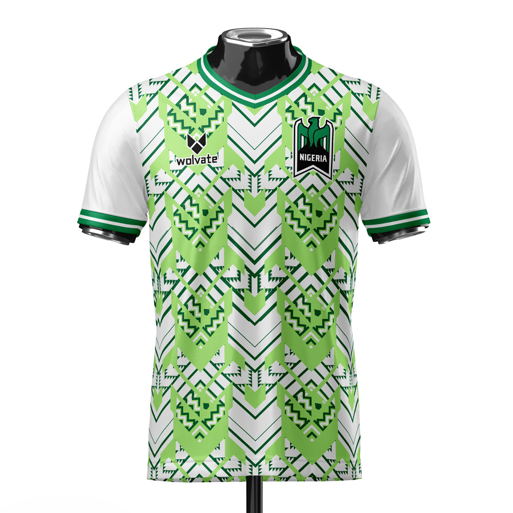 Nigeria DNA Concept Football Jersey (Wolvate) Kids Short Sleeve_0