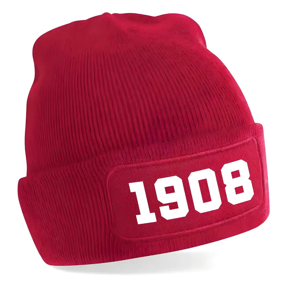 Rotterdam 1908 Football Beanie Hat (Red)_0