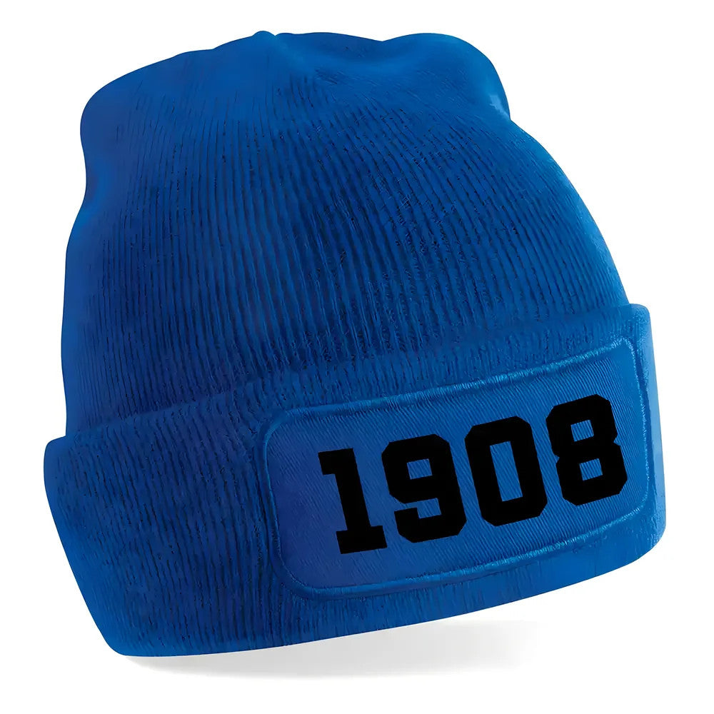 Milan 1908 Football Beanie Hat (Blue)_0