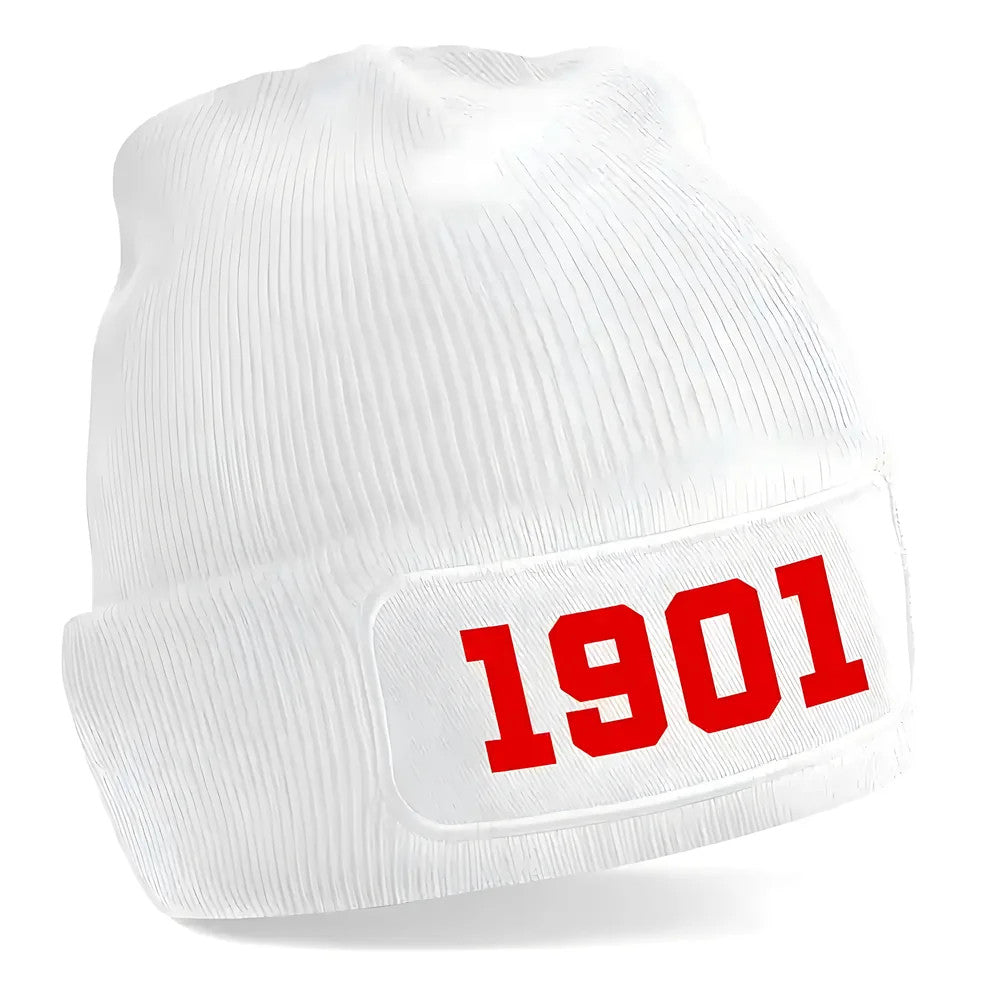River Plate 1901 Football Beanie Hat (White)_0