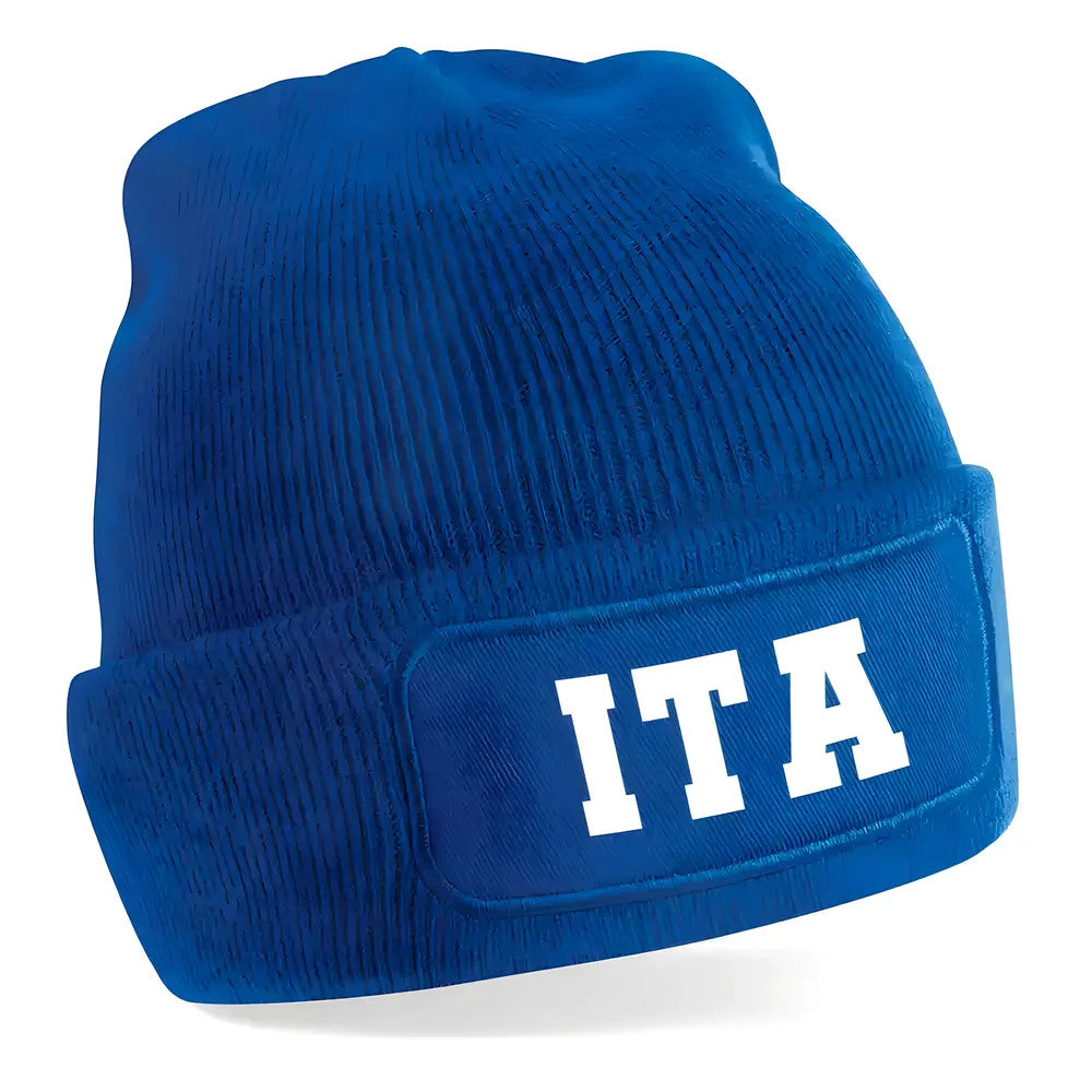 Italy National Football Beanie (Blue)_1