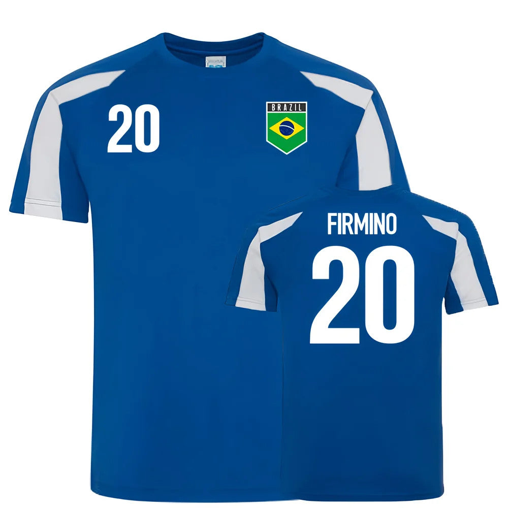 Brazil Sports Training Jersey (Firmino 20)_0