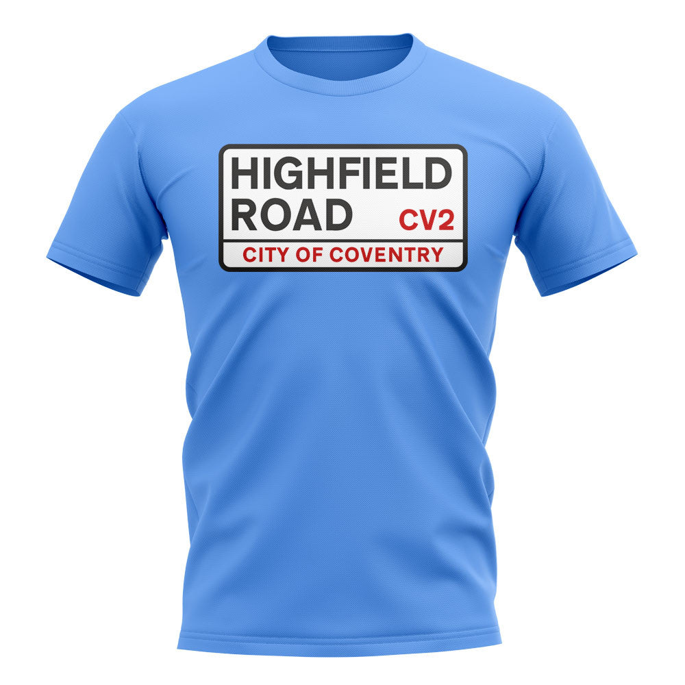 Coventry Highfield Road Street Sign (Sky Blue)_1