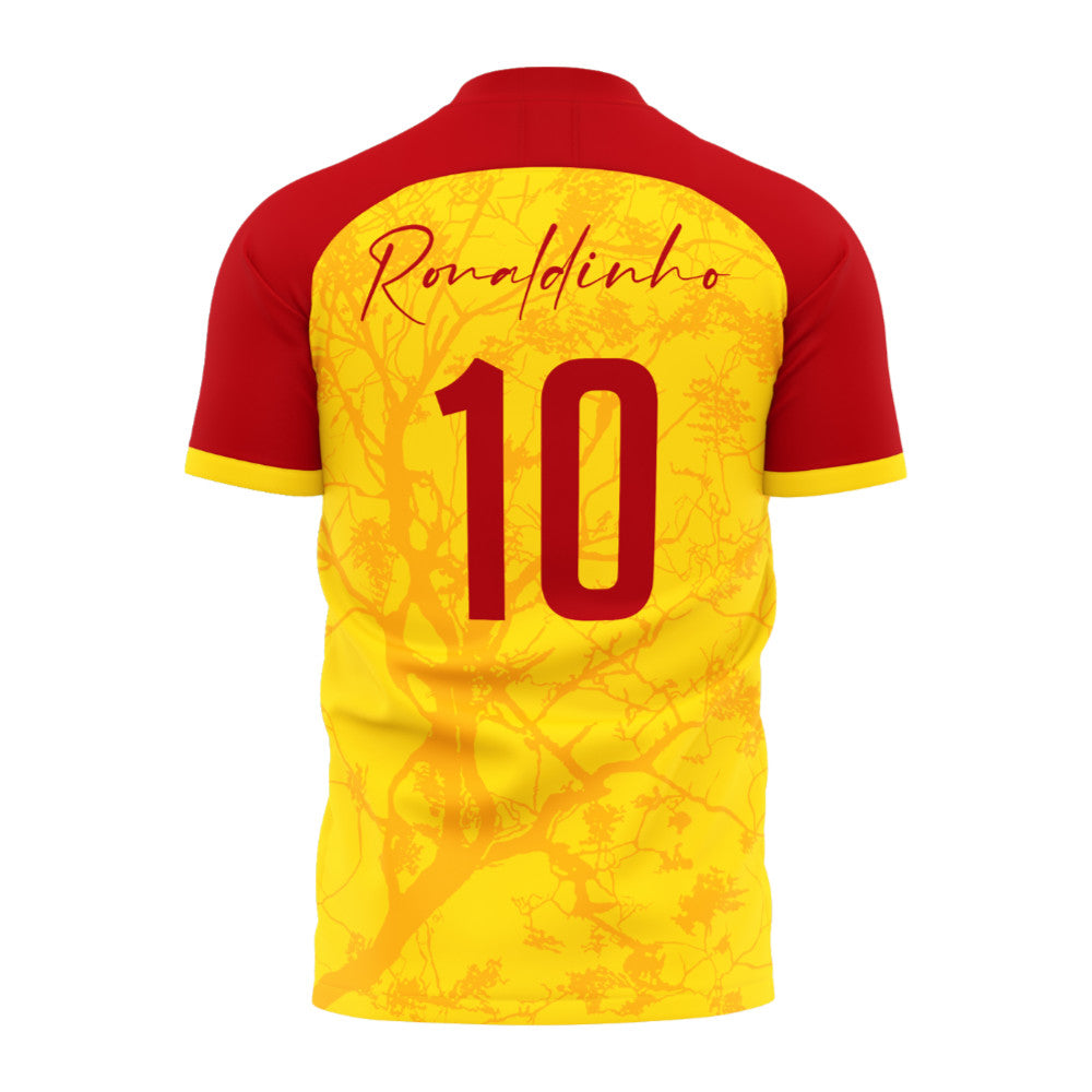 2026-2027 Ravenna RONALDINHO Home Concept Shirt (Yellow) Adult Short Sleeve_0