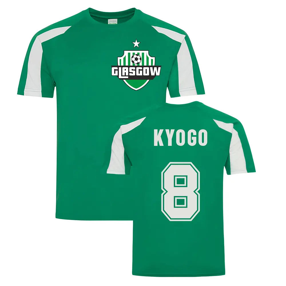 Kyogo Furuhashi Celtic Sports Training Jersey (Green)_0