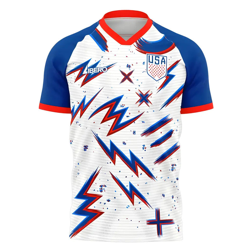 2025-2026 USA Pre-Match Concept Shirt Kids Short Sleeve_0