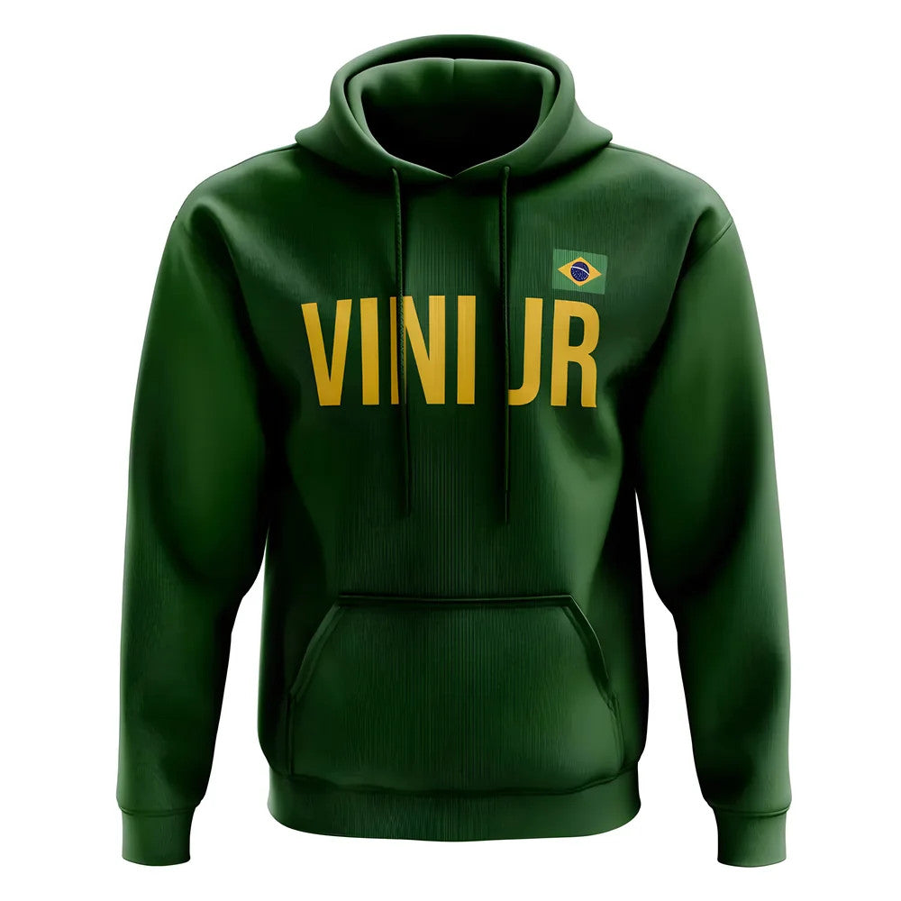 Vini Jr Brazil Name Hoody (Green)_1