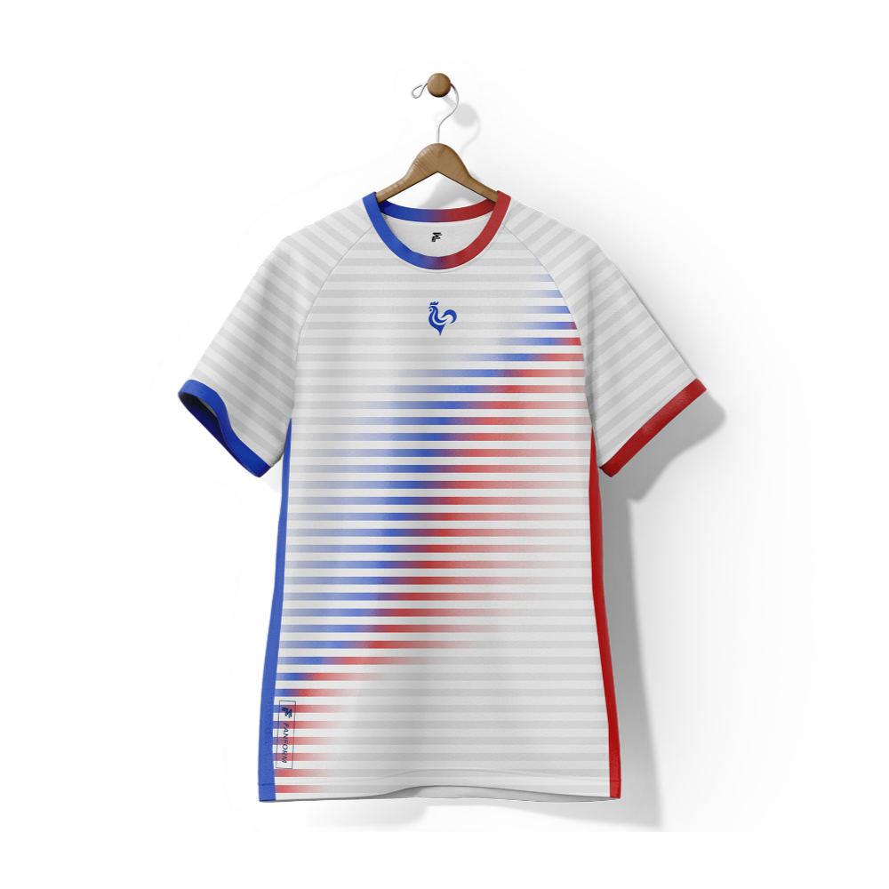 France Tricolore Away Supporter Jersey Kids Short Sleeve_0