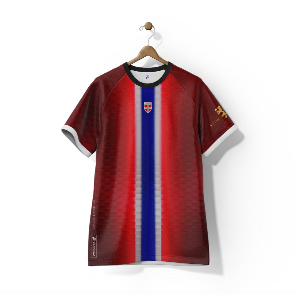 Norway Nordic Lions Home Supporter Jersey Kids Short Sleeve_0