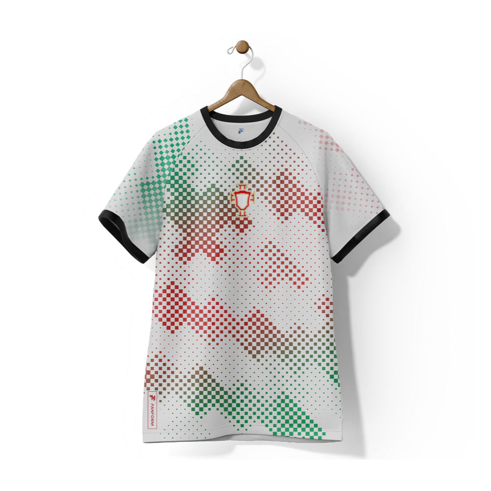 Portugal Lusitanos Away Supporter Jersey Kids Short Sleeve_0