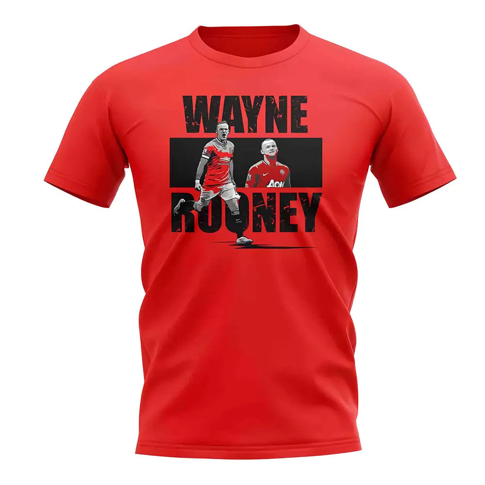 Wayne Rooney Player Collage T-Shirt (Red)_1