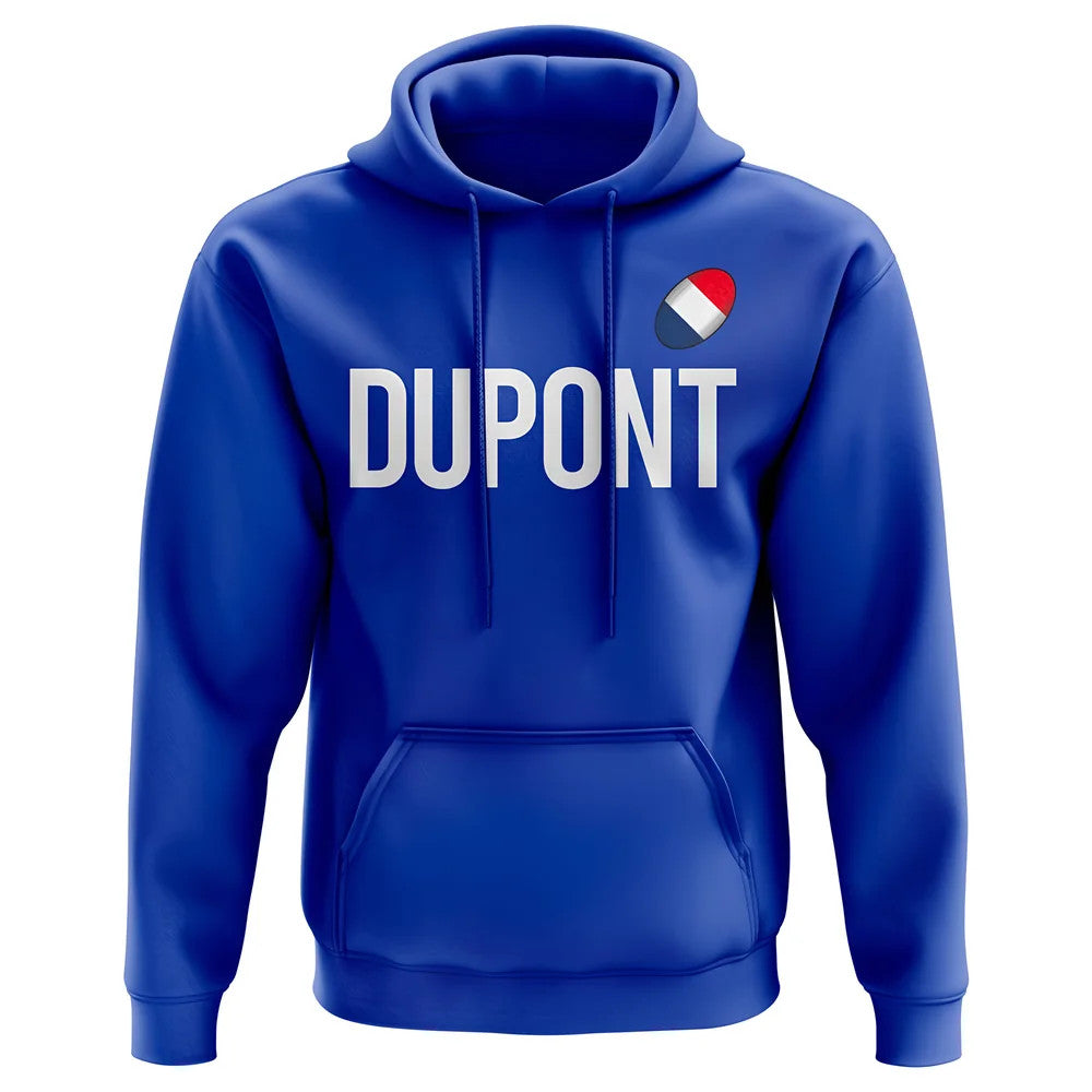 Antoine Dupont France Rugby Hoody (Royal)_1