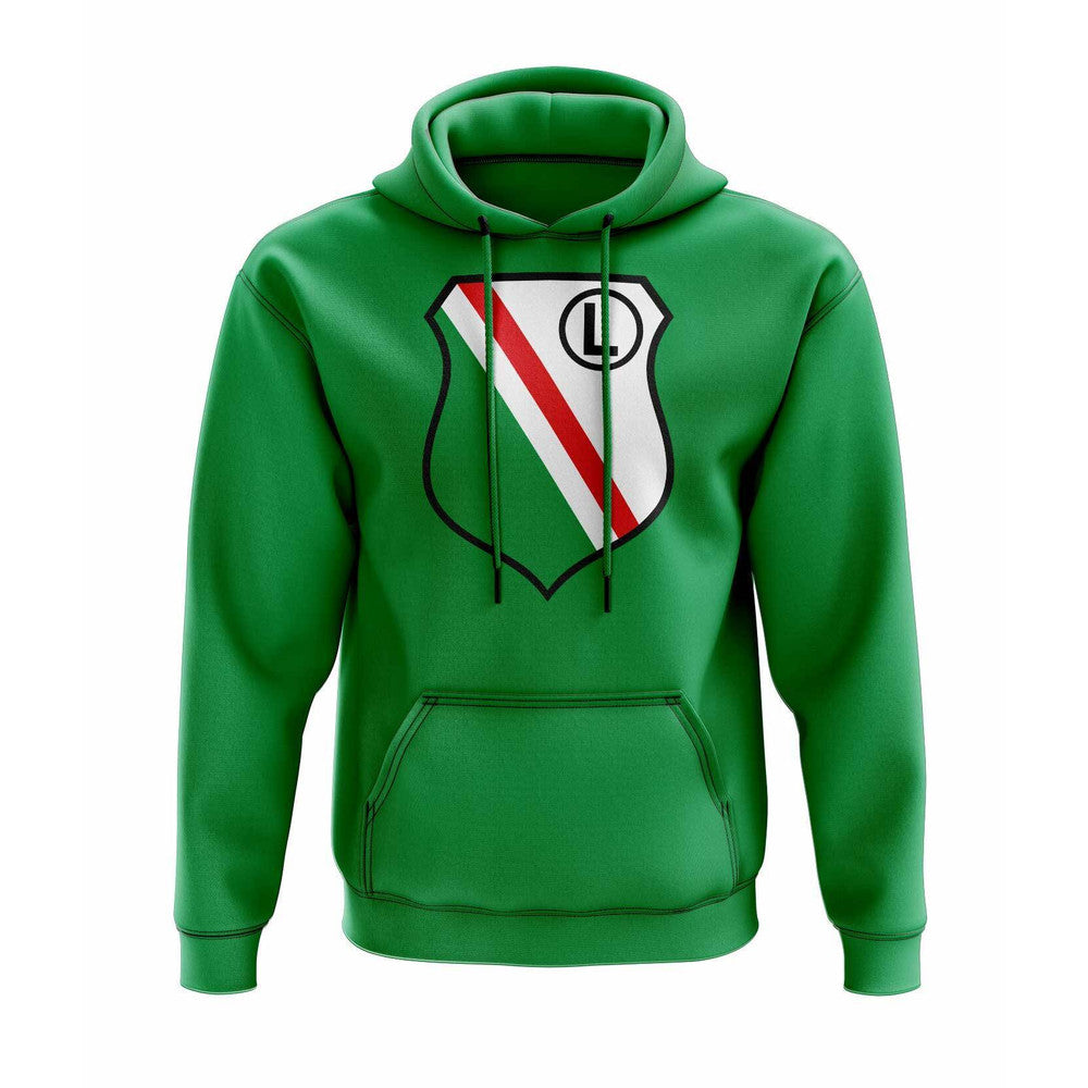 Legia Warsaw Logo Hoody (Green)_0