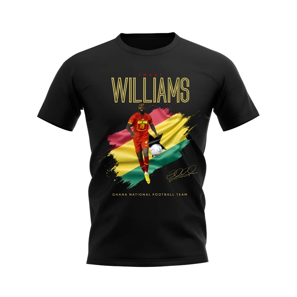 Inaki Williams Ghana T-shirt (Black)_0