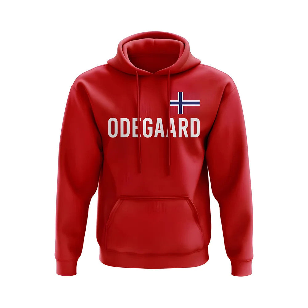 Martin Odegaard Norway Hoody (Red)_0