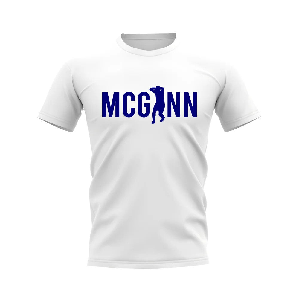 John McGinn Silhouette T-shirt (White)_0