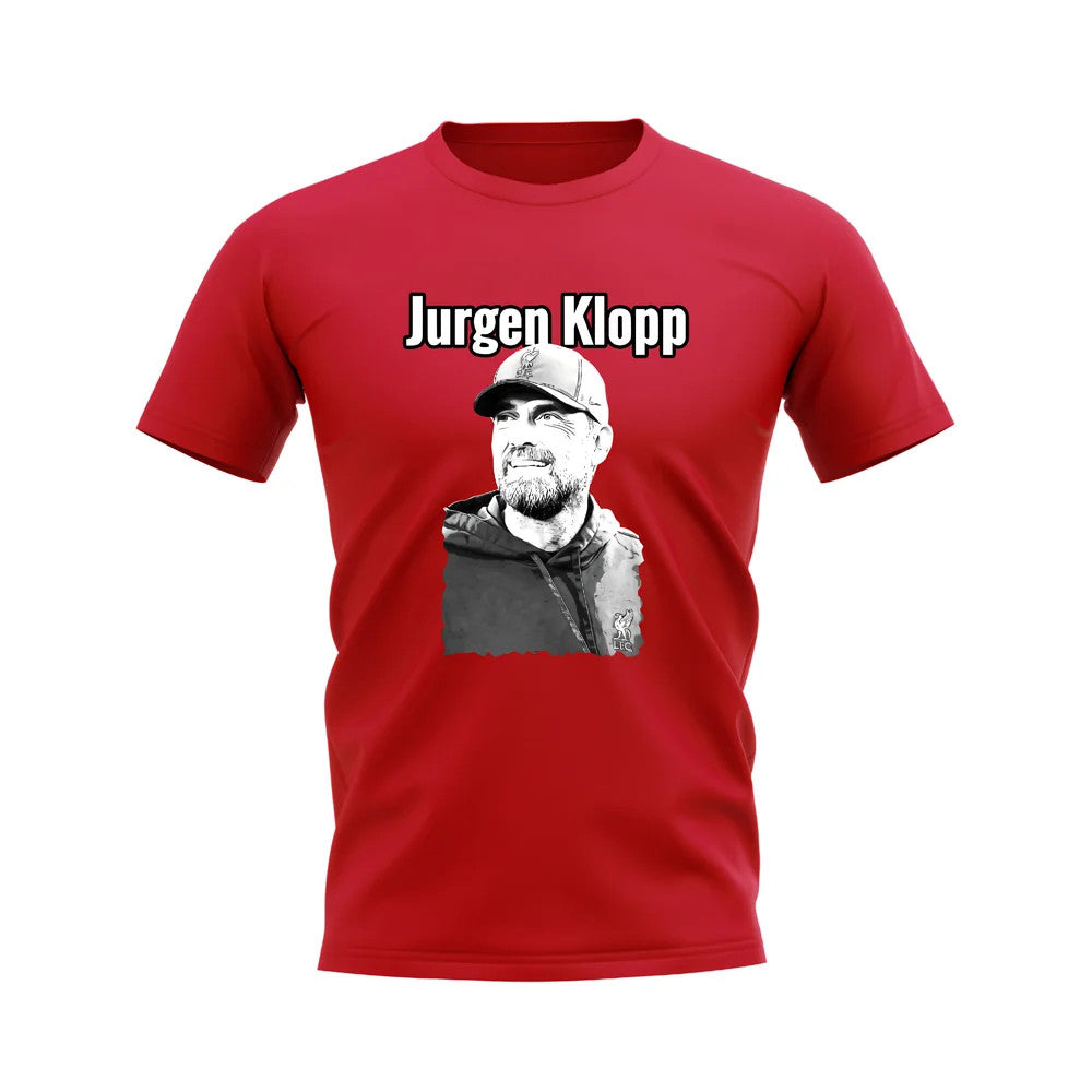 Jurgen Klopp Liverpool Profile T-shirt (Red)_1