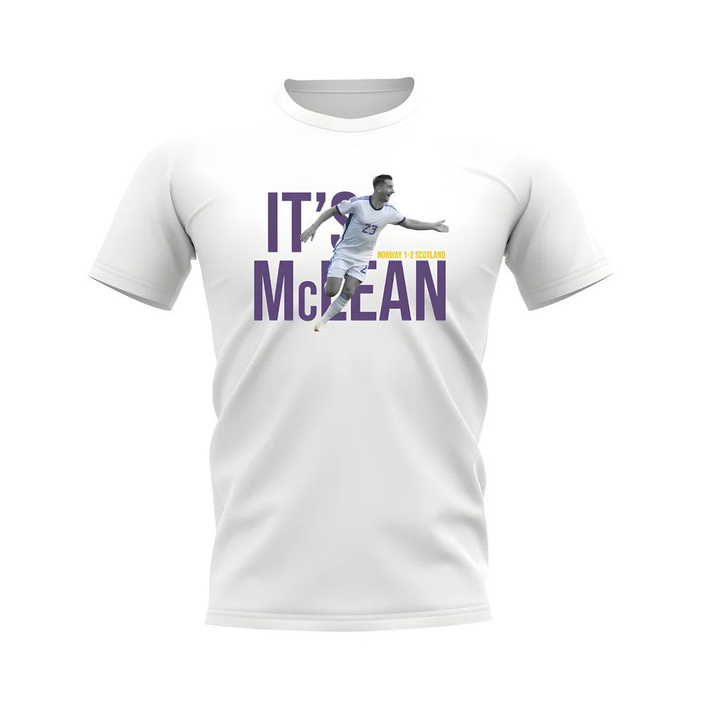 Kenny McLean Scotland T-Shirt (White)_0
