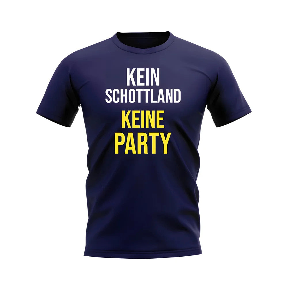 No Scotland No Party T-shirt (Navy)_0