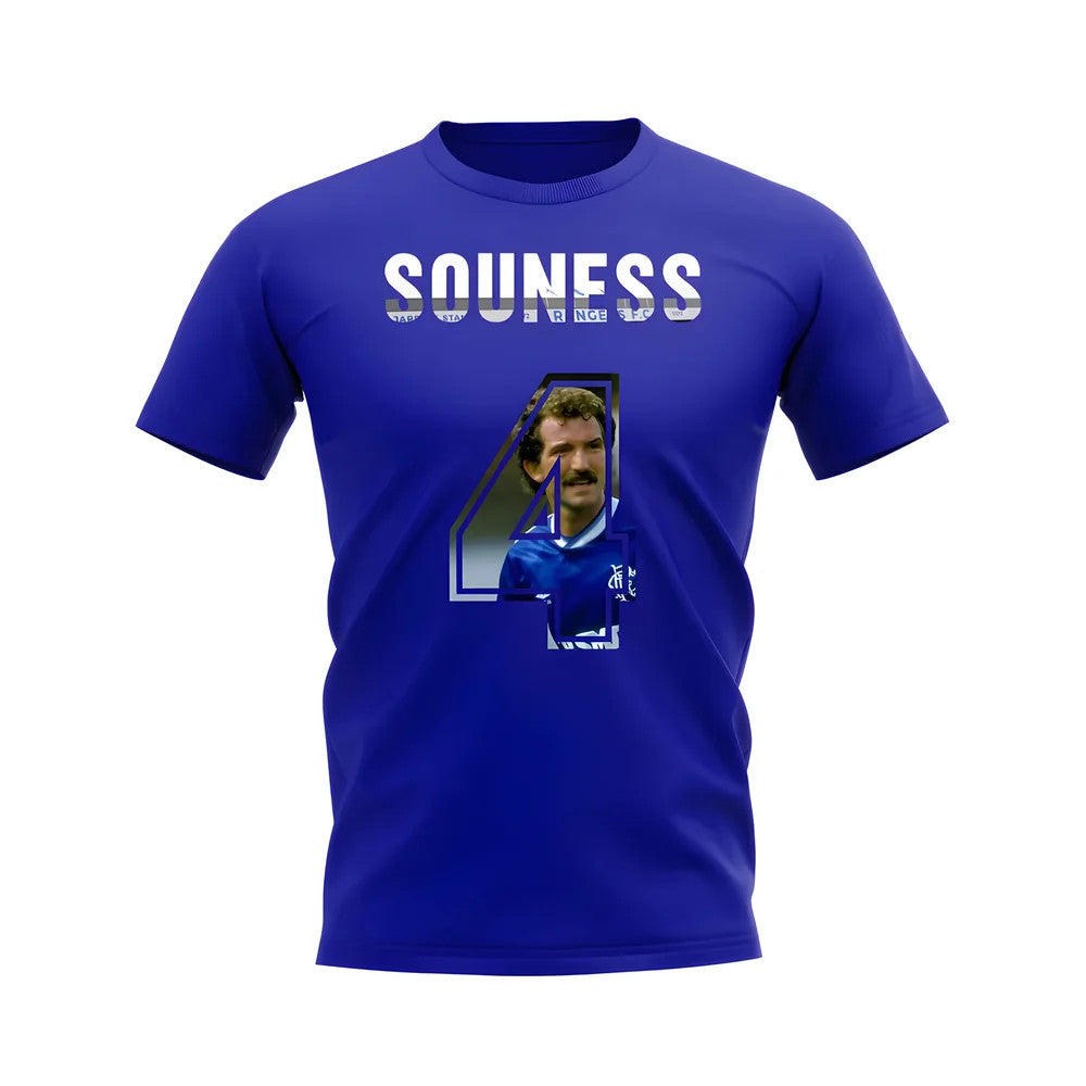 Graeme Souness Name and Number Rangers T-shirt (Blue)_0