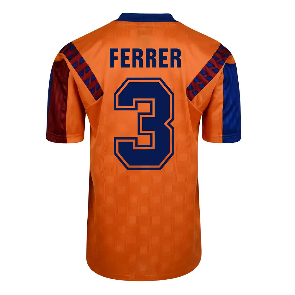 Score Draw Barcelona 1992 Away Shirt (Ferrer 3)_0