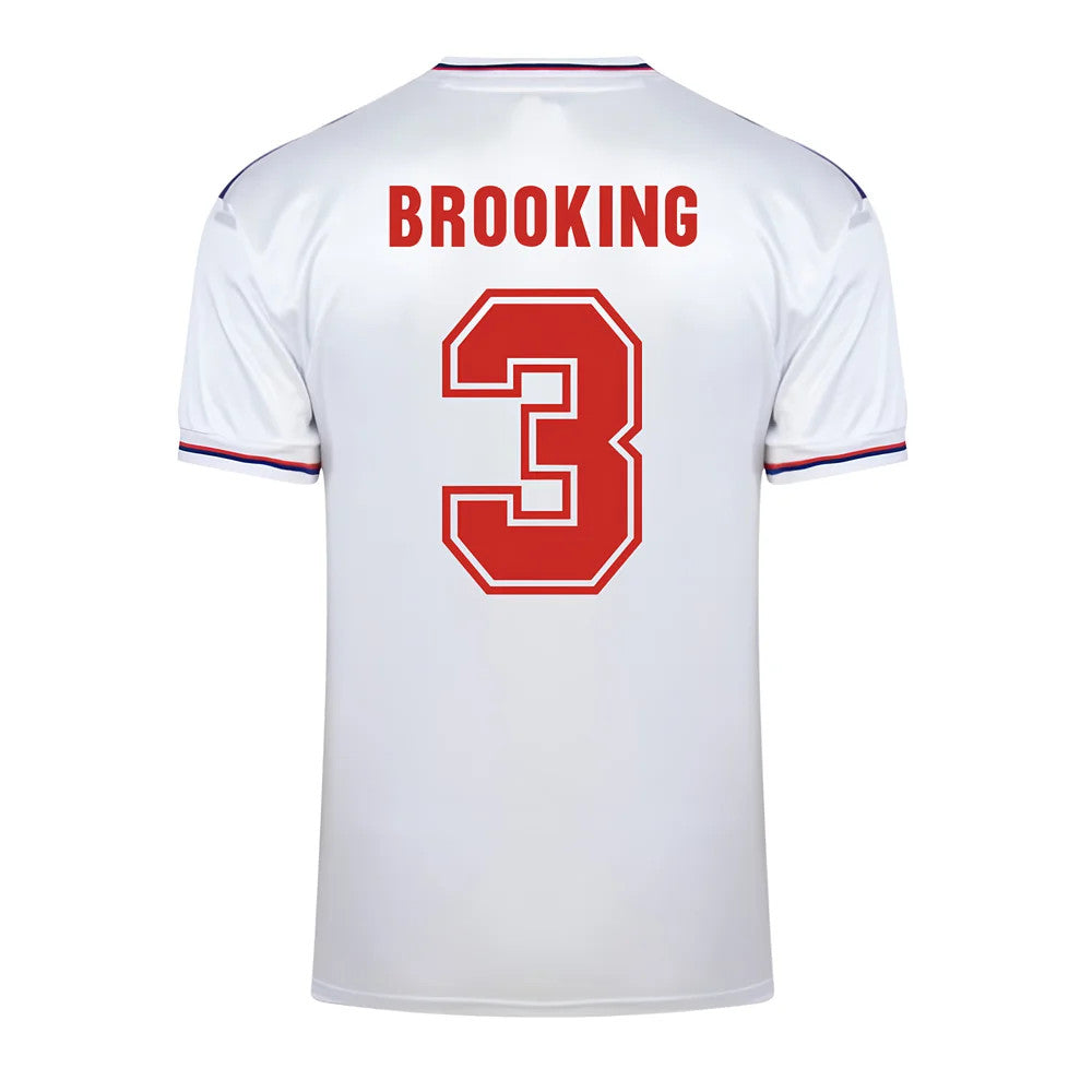 Score Draw England World Cup 1982 Home Shirt (Brooking 3)_0