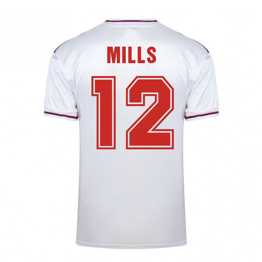 Score Draw England World Cup 1982 Home Shirt (Mills 12)_0