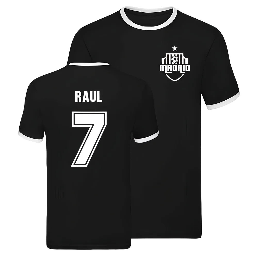 Real Madrid Ringer T-shirt (Raul 7)_0