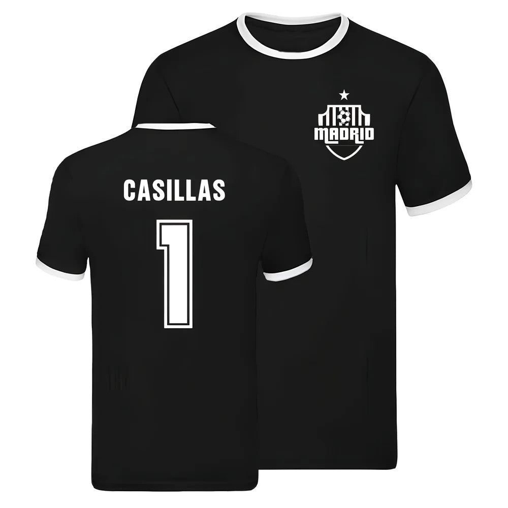 Real Madrid Ringer T-shirt (Iker Casillas 1)_1