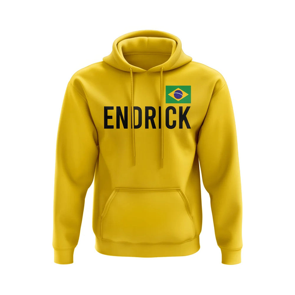Endrick Brazil Name Hoody (Yellow)_0