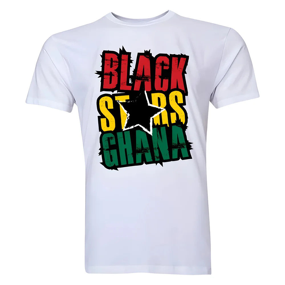 Ghana Black Stars T-Shirt (White) - Kids_0