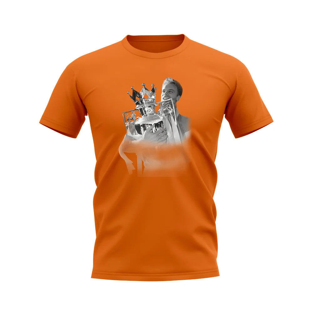 Dennis Bergkamp Arsenal Legend T-Shirt (Orange)_1