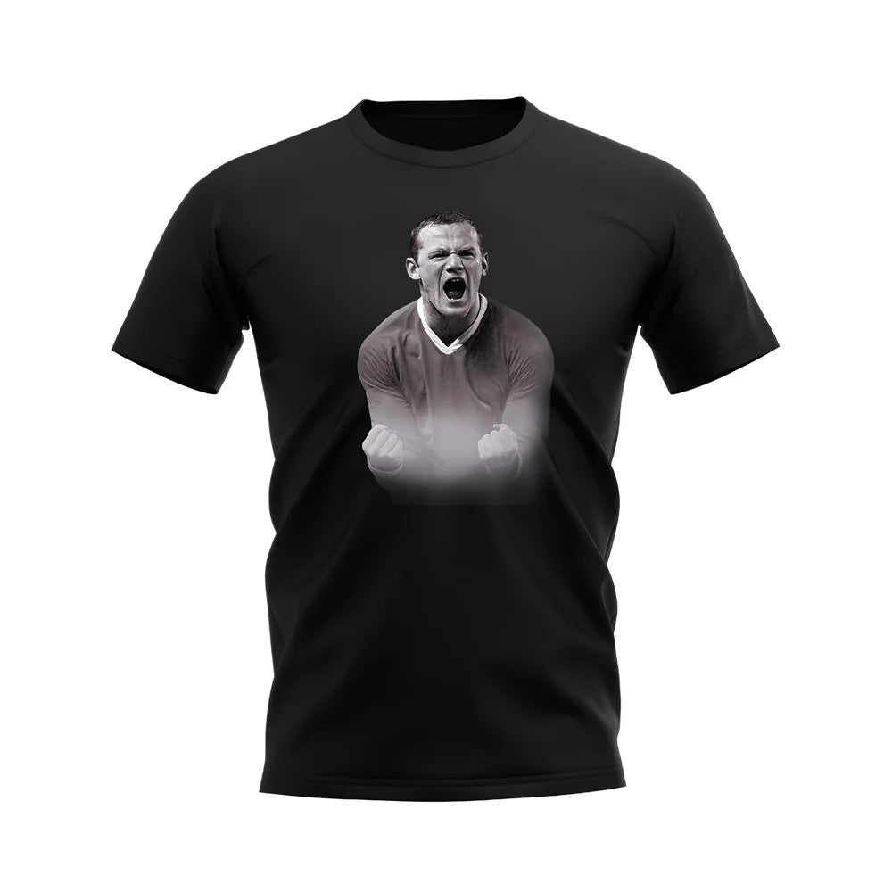 Wayne Rooney Manchester United Legend T-Shirt (Black)_0