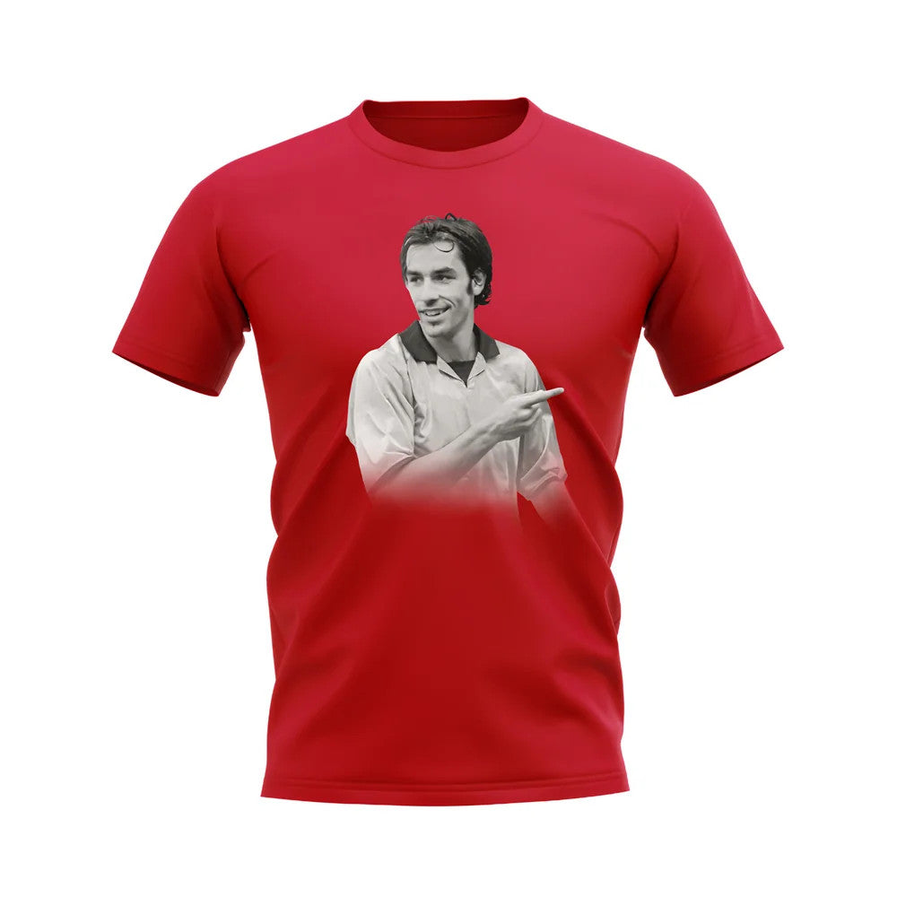 Robert Pires Arsenal Legend T-Shirt (Red)_1