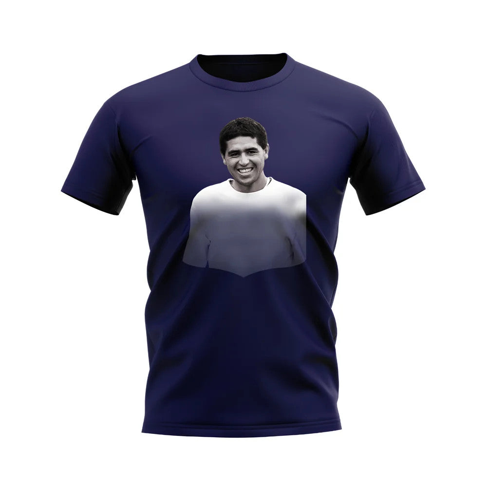 Juan Roman Riquelme Boca Juniors Legend T-Shirt (Navy)_1