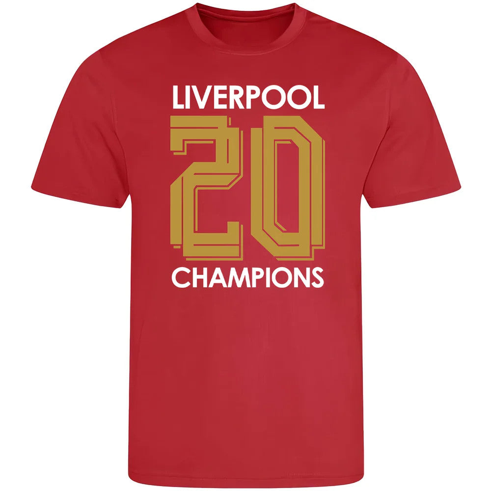 Liverpool Champions T-Shirt Number 20 (Red)_1
